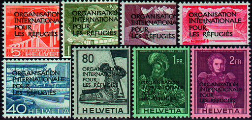[7500.1.01] 1950, Freimarken Technik und Landschaft, Historische Bilder