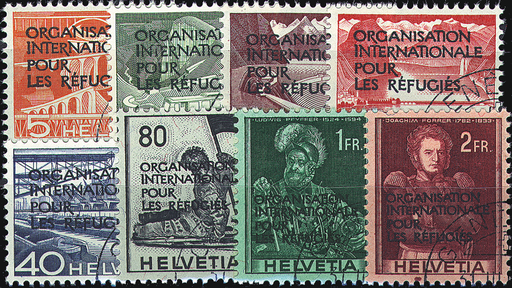 [7500.1.02] 1950, Freimarken Technik und Landschaft, Historische Bilder