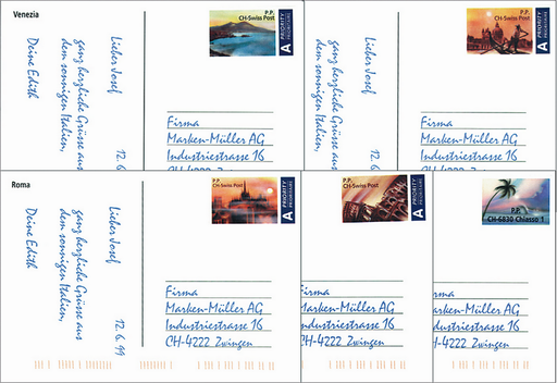 [7545.1.05] 1996-1998, Touristenmarken u. Touristenmarke II