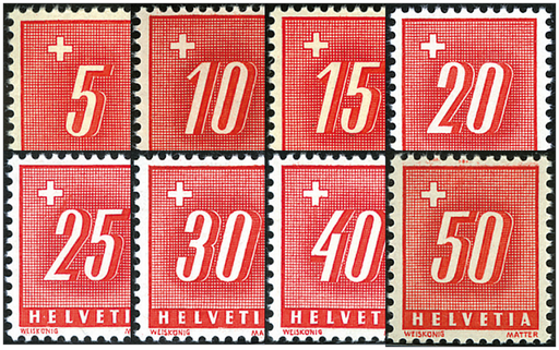 [7564.54.06] 1938, Ziffer und Kreuz