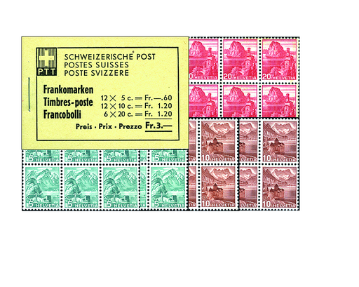 [7593.34.01] 1948, Landschaften-Farbänderung, gelb