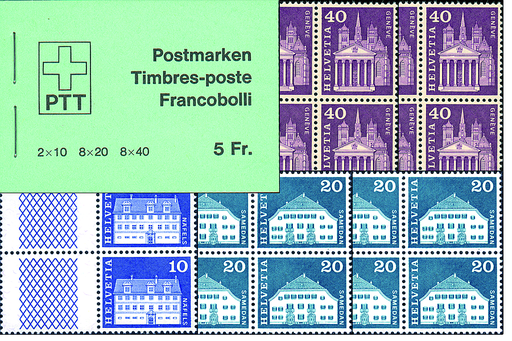 [7593.68.05] 1978, Baudenkmäler, grün, neues PTT-Signet