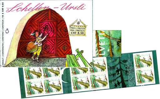 [7593.1248.02] 2007, Kinderfigur Schellen-Ursli, "Putzer bei e von Helvetia"