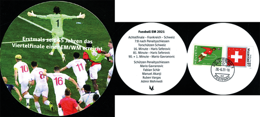 [7593.2021.02] 2021, Fussball EM, Jubel Sieg im Achtelfinale gegen Frankreich