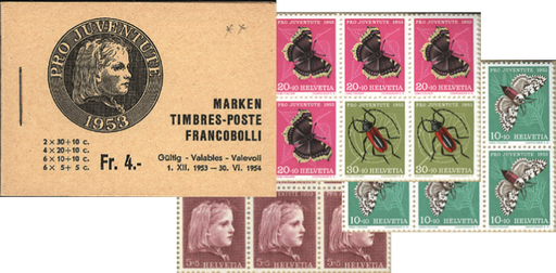 [7596.2.01] 1953, hellbraun, &quot;innen deutscher Text&quot;