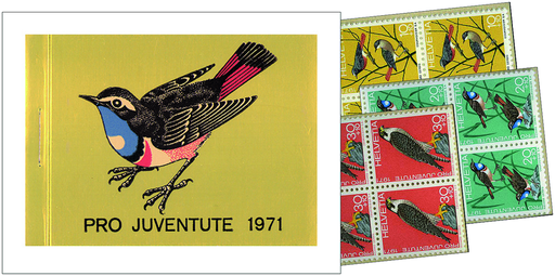 [7596.20.01] 1971, Blaukehlchen-gold