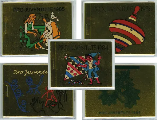 [7596.1979.01] 1979, Pro Juventute, 5 Markenheftchen