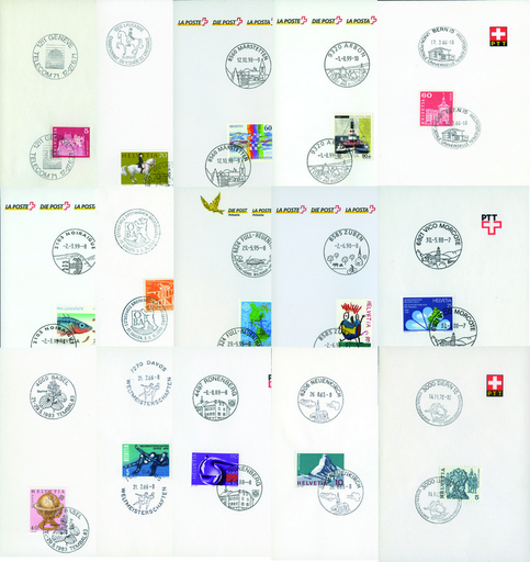 [7599.1970.01] 1970-2002, PTT-Sammelblätter-Spezialkollektion