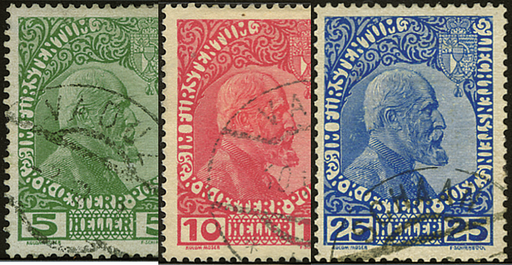 [7820.1.02] 1912, Fürst Johann II., mit Umschrift und Wappen