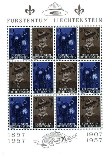 [7820.304.03] 1957, 50 Jahre Pfadfinderbewegung