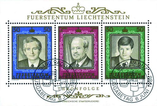 [7820.885.02] 1988, Thronfolge zum 50. Regierungsjubiläum