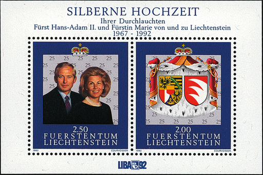 [7820.982.01] 1992, LIBA '92-Silberhochzeit des Fürstenpaares