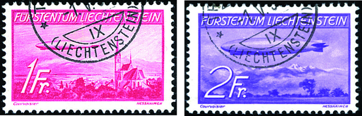 [7830.14.02] 1936, Zeppelin über Liechtenstein