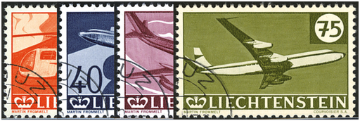 [7830.34.02] 1960, 30 Jahre Flugpostmarken in Liechtenstein