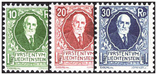[7840.1.01] 1925, 85. Geburtstag des Fürsten Johann II.