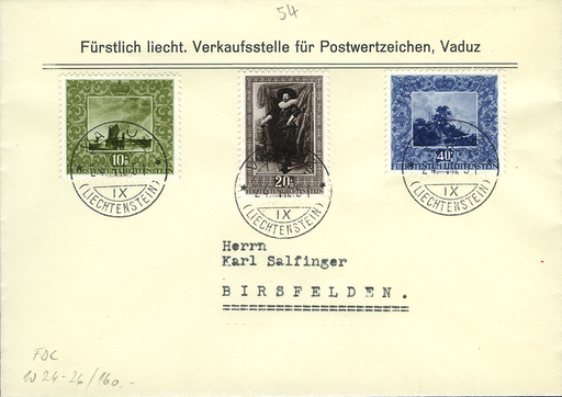 [7840.24.04] 1951, Fürstliche Gemäldegalerie