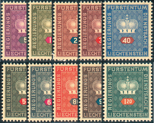 [7845.36.01] 1950, Fürstenkrone