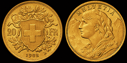 [7873.1902.01] 1902, 20 Fr. Gold-Vreneli