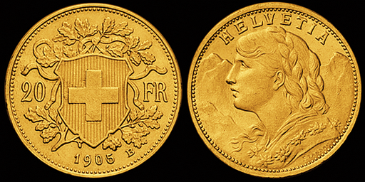 [7873.1905.01] 1905, 20 Fr. Gold-Vreneli