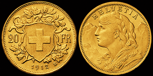 [7873.1912.01] 1912, 20 Fr. Gold-Vreneli