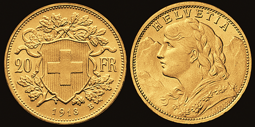 [7873.1913.01] 1913, 20 Fr. Gold-Vreneli