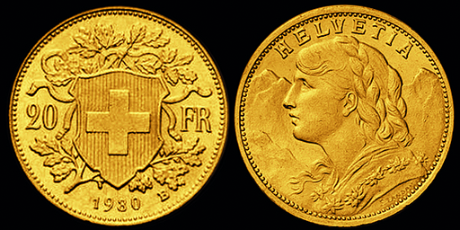 [7873.1930.01] 1930, 20 Fr. Gold-Vreneli