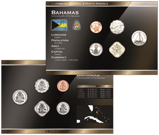 [7993.2020.01] Kursmünzensatz, Bahamas