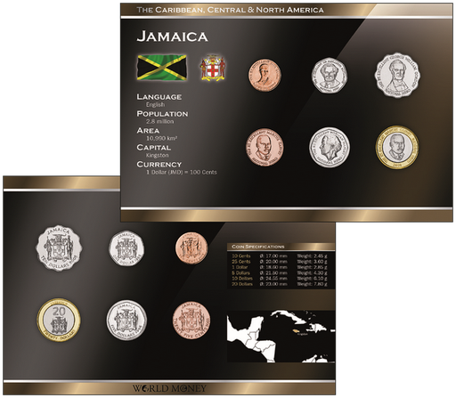 [7993.2020.02] 2020, Kursmünzensatz, Jamaica