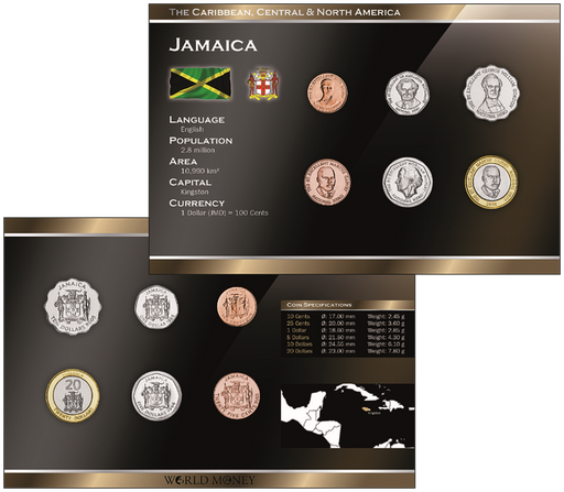 [7993.2020.02] Kursmünzensatz, Jamaica