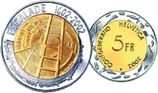 [7996.2002.09] 2002, 5 Fr. Gedenkmünze "400 Jahre Escalade"