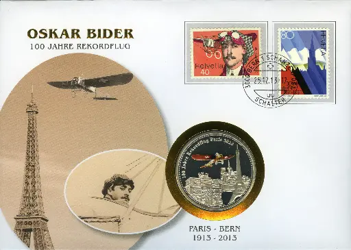 [9959.2013.12] 2013, Oskar Bider "Rekordflug Paris - Bern"