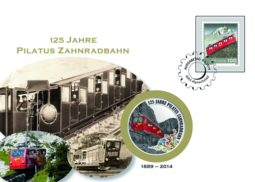 [9959.2014.15] 2014, 125 Jahre Pilatus Zahnradbahn