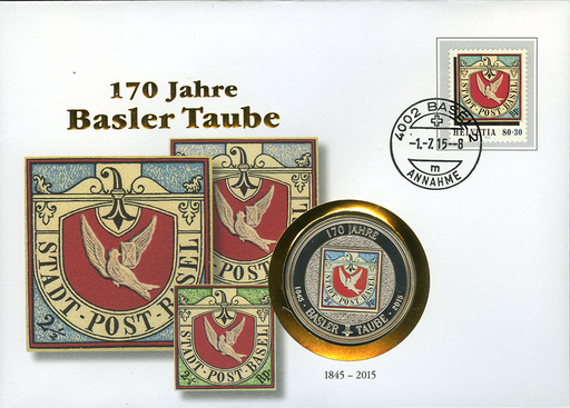 [9959.2015.13] 2015, 170 Jahre Basler Taube