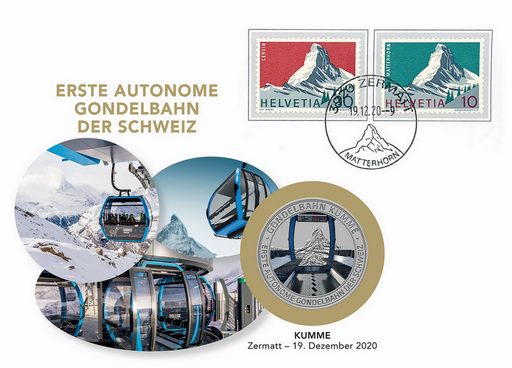 [9959.2020.18] 2020, Kumme - Erste Autonome Gondelbahn der Schweiz