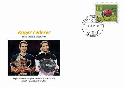 [9974.2015.19] Roger Federer - Sieg Swiss-Indoors