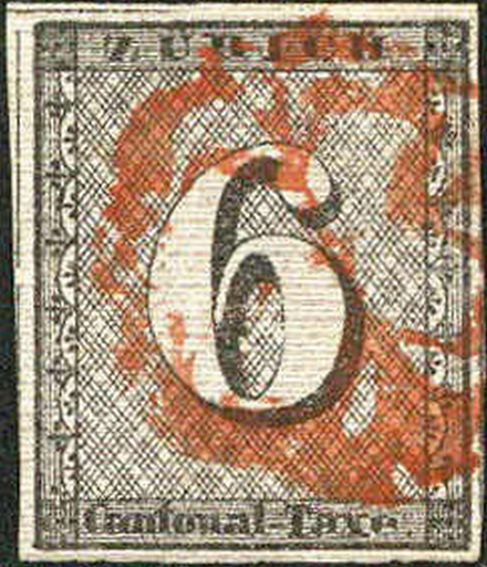 [7013.2.33] 1843, Zürich 6, Type IV
