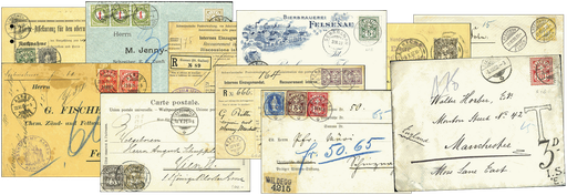 [7260.56.06] 1882-1907 Ziffern-Kollektion