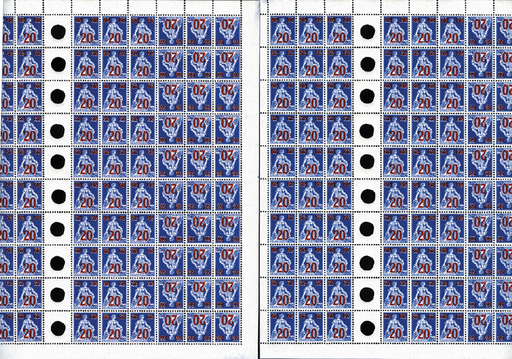 [7300.151.04] 20 - 25 Rp. blau-hellblau