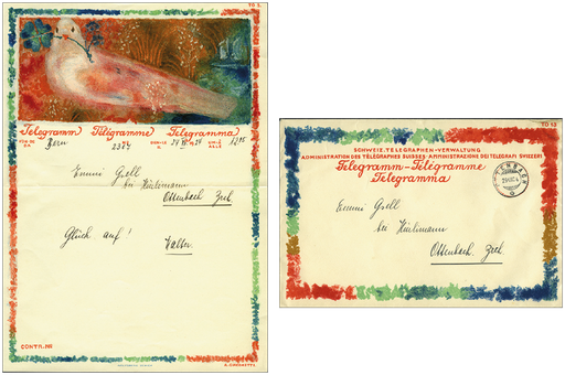 [7300.1924.01] 1924-1938, Glückwunschtelegramm