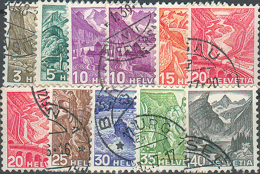 [7300.201.11] 1936-1938, Komplett-Kollektion Landschaftsbilder