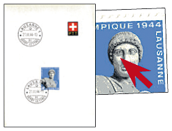 [7300.261.22] 30 Rp. Apollo, blau-grauschwarz, "Apollo mit offenem Auge"