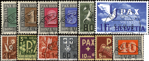 [7300.262.25] 1945, Gedenkausgabe zum Waffenstillstand in Europa (Paxmarken)
