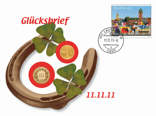 [7300.2011.02] 2011, Numis-Glücksbrief 11.11.11