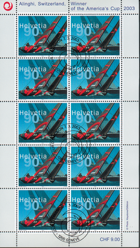 [7300.2003.08] 2003, Alinghi - Winner of the America's Cup