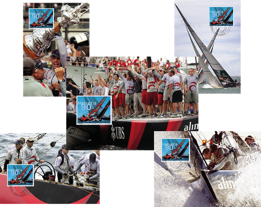 [7300.2003.09] 2003, Alinghi Switzerland Souvenirkarten