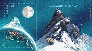 [7321.1.06] Crypto Stamp &quot;Dufourspitze&quot;