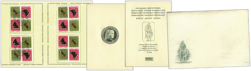 [7390.150.04] 1953, Sonder-Geschenkheft mit den Zusammendruck-Ausgaben aus dem Pro Juventute Kehrdruckbogen