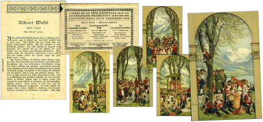 [7404.20.03] 1918, Landsgemeinde Nr. 1 - 5 komplett