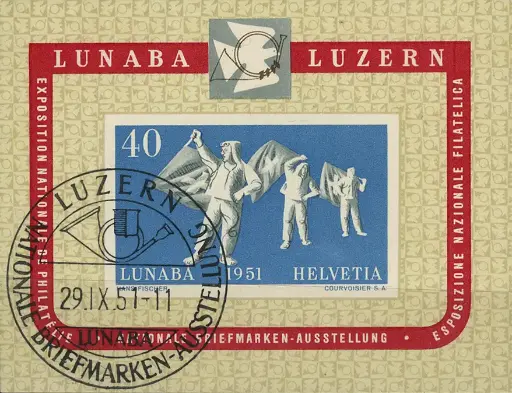 [7410.32.11] Gedenkblock LUNABA, ET-Stempel