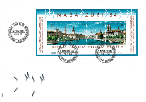[7411.64.01] 1984, Nationale Briefmarkenausstellung in Zürich (NABA ZÜRI 84)